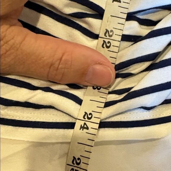 Kobi Halperin Blue and White Striped Tank Top - Picture 5 of 6